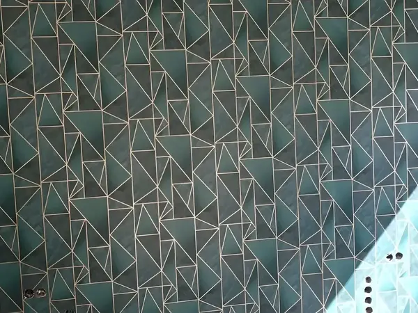 Zöld és fekete mintás modern tapéta