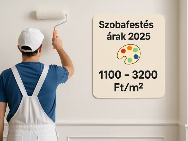 Szobafestés árak 2025 – Mennyibe kerül egy festés